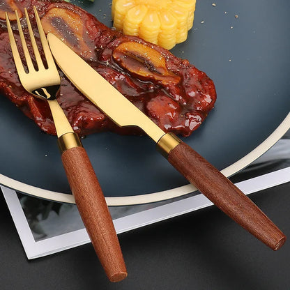 TimberElegance Cutlery Set