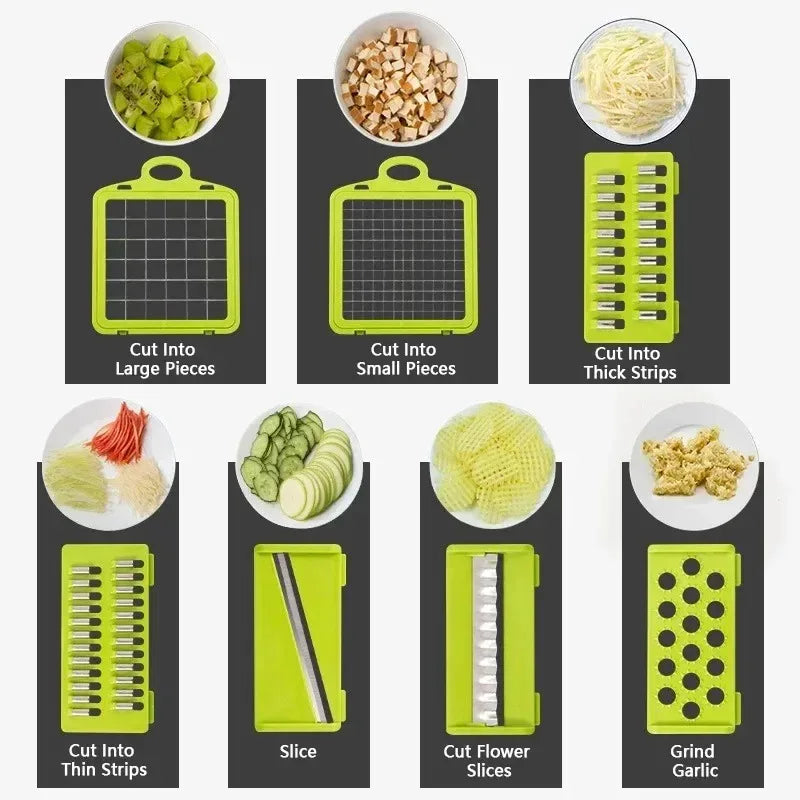 SliceMaster Pro 16-in-1 Vegetable Chopper