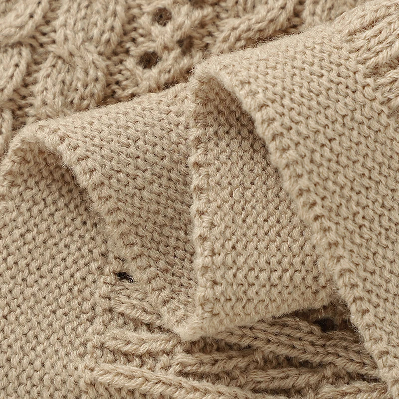 SnuggleNest Knitted baby Blanket