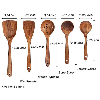 ChefCraft Wooden Utensil Set