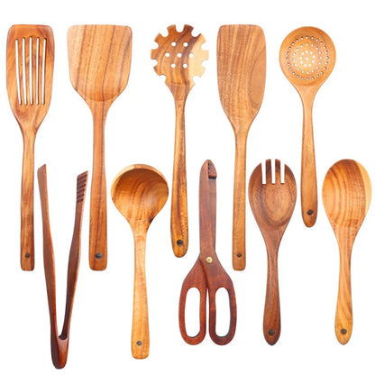 ChefCraft Wooden Utensil Set