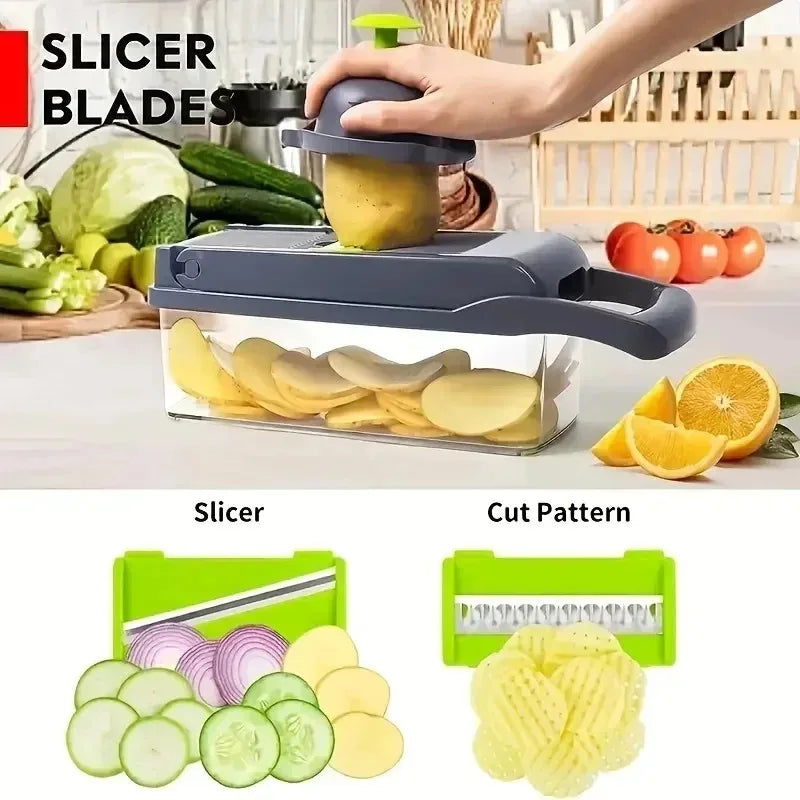 SliceMaster Pro 16-in-1 Vegetable Chopper